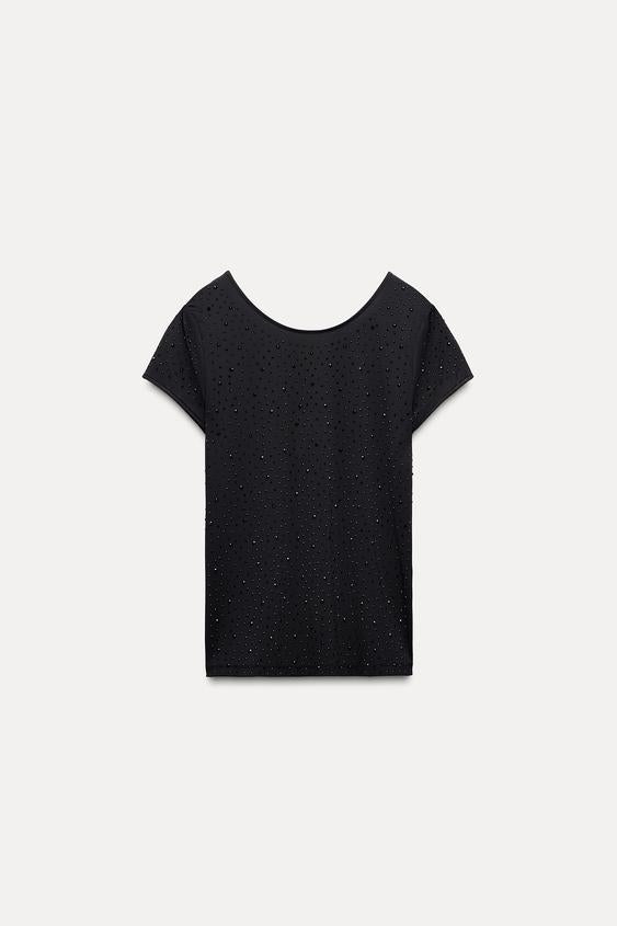 Stellar Noir Sequin Tee