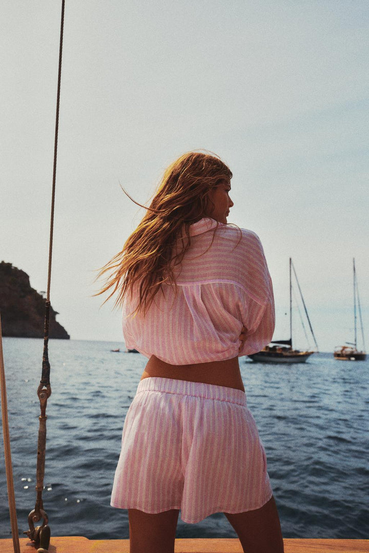 Striped pink PJ