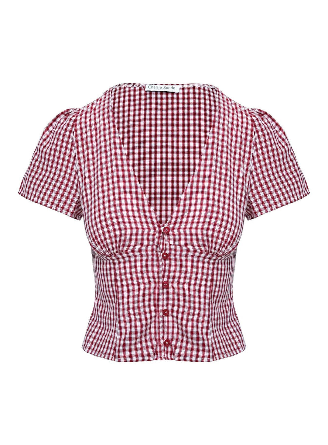 Isolda Top Red Gingham