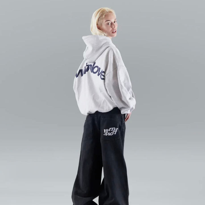 with love hoodie